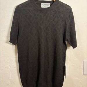 NWT I Love Ugly Women's Black Knit Top